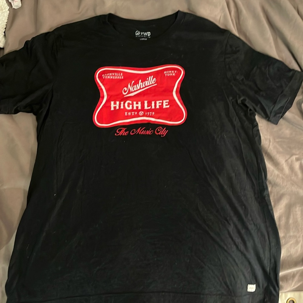 Nashville x Miller High Life Black T-Shirt